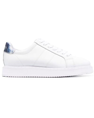 Lauren by Ralph Lauren Lace-up Leather Trainers - White