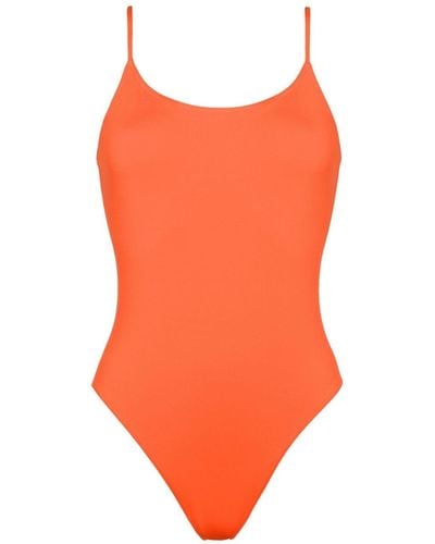 Eres Techno Open-back Swimsuit - Orange