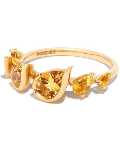 Fernando Jorge 18kt Yellow Gold Surrounding Citrine Ring - Metallic