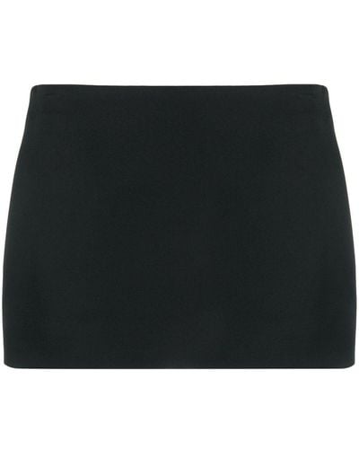 Khaite The Jett Mini Skirt - Black