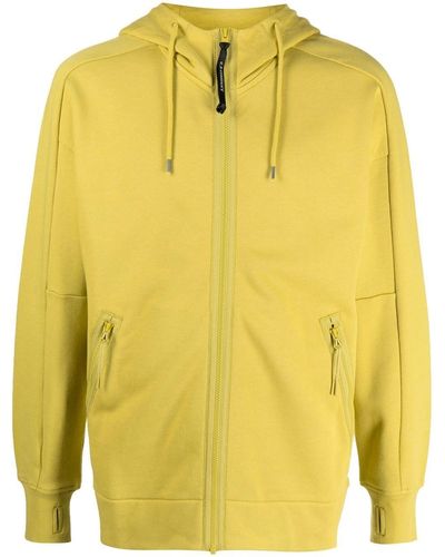 C.P. Company Cotton-jersey Hoodie - Yellow