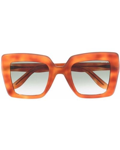 LAPIMA Teresa Square-frame Sunglasses - Brown