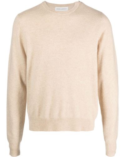 Extreme Cashmere Crew-neck Cashmere Blend Sweater - Natural