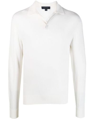 Sease Lasca Poloshirt aus Merinowolle - Weiß