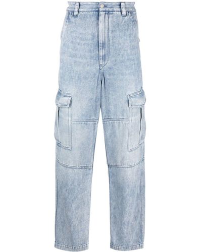 Isabel Marant Jeans Met Verwassen Effect - Blauw