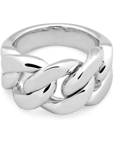 Tom Wood Dean Sterling Silver Ring - White