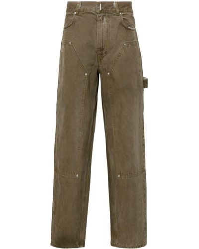Givenchy Carpenter Wide-leg Jeans - Natural