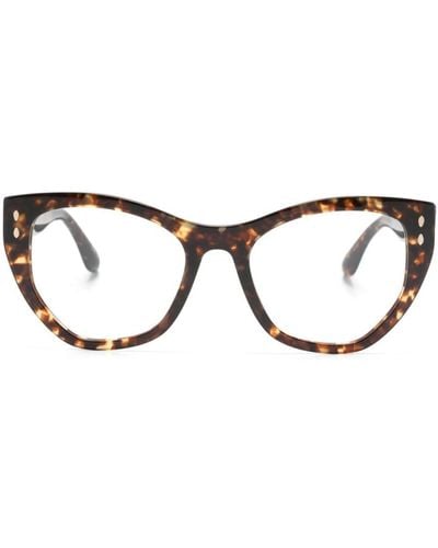 Isabel Marant バタフライ眼鏡フレーム - ブラウン