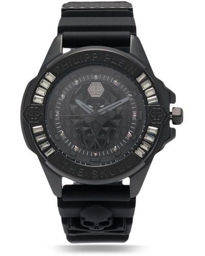 Philipp Plein The $kull 43mm 腕時計 - ブラック