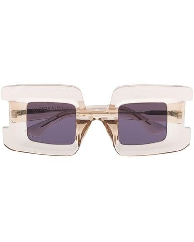 Kuboraum Oversize Square Sunglasses - Purple