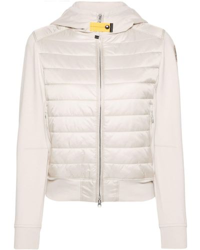 Parajumpers Caelie panelled-design jacket - Blanco