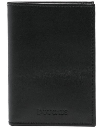 Doucal's Logo-debossed Leather Wallet - Black