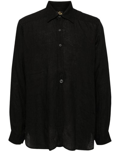 Needles Long-sleeve Linen Shirt - Black