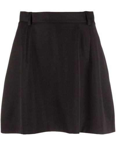 Balenciaga Large Mini A-line Skirt - Black