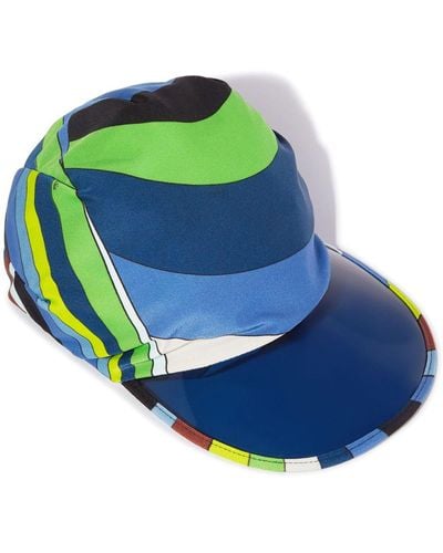 Emilio Pucci Abstract-print Baseball Cap - Blue