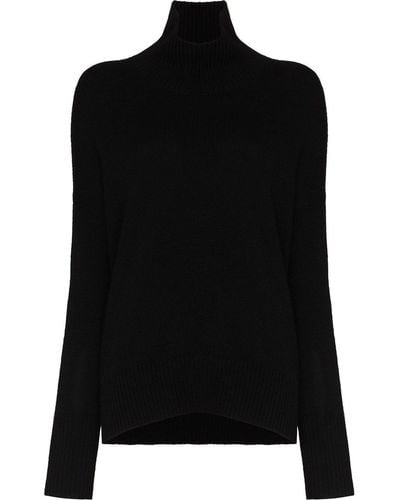 Lisa Yang Heidi Roll-neck Sweater - Black