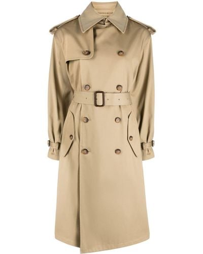 Polo Ralph Lauren Double-breasted Belted Trench Coat - Natural