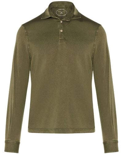 Fedeli Zero Organic Cotton Polo Shirt - Green