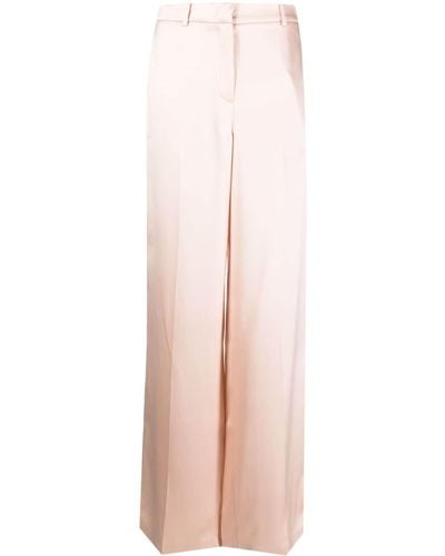 Magda Butrym Wide-leg Silk Trousers - Pink