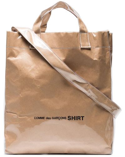 Comme des Garçons Bolso tote shopper - Marrón