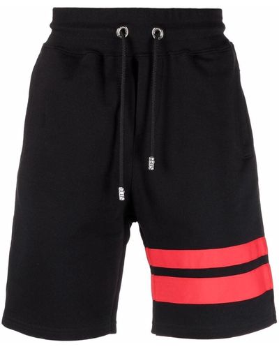 Gcds Pantalones cortos de chándal con logo - Negro