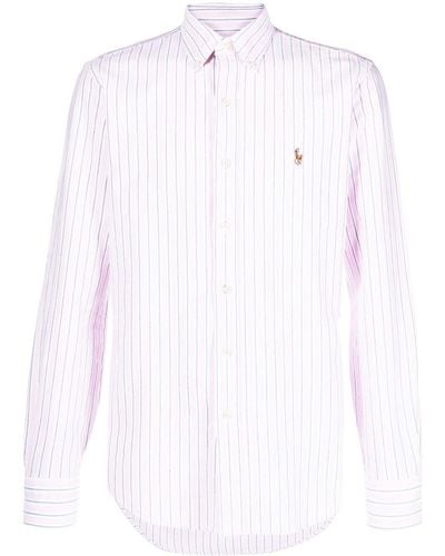 Polo Ralph Lauren Gestreept Overhemd - Wit