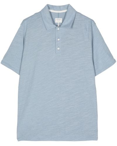 Rag & Bone Poloshirt mit kurzen Ärmeln - Blau