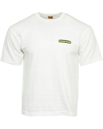 Human Made T-Shirt mit Logo-Print - Weiß