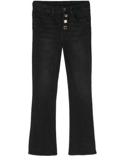 Liu Jo Princess High-rise Bootcut Jeans - Black