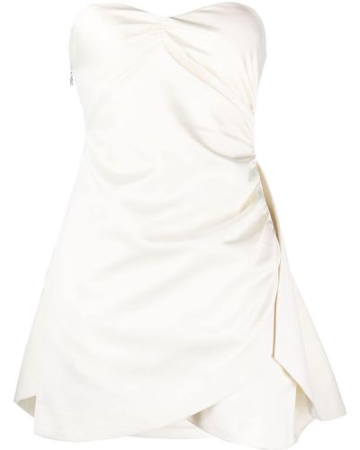 ROTATE BIRGER CHRISTENSEN Robe longue à épaules dénudées - Blanc