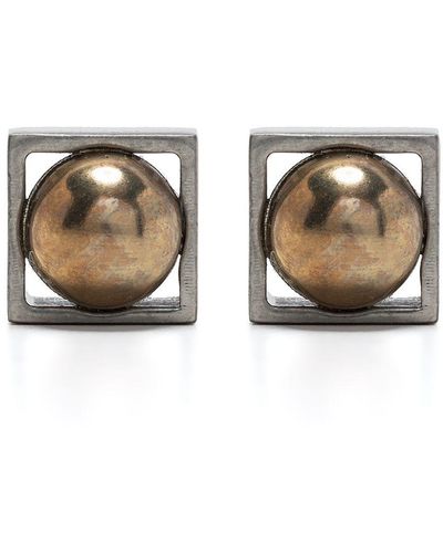 Ports 1961 Two-tone Stud Earrings - Metallic