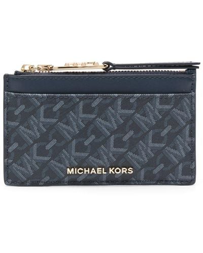 MICHAEL Michael Kors Logo-lettering Wallet - Grey