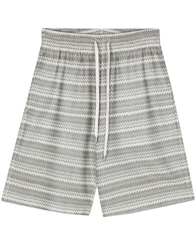 Missoni Zigzag-woven Shorts - Gray