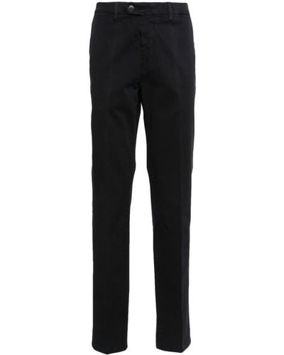 Corneliani Slim-fit Cotton Trousers - Black