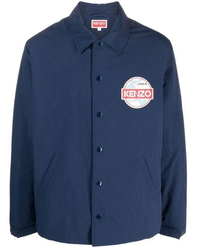 KENZO Logo-print Shirt - Blue
