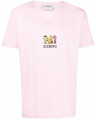 Iceberg Snoopy Tシャツ - ピンク