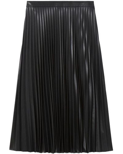 Proenza Schouler Jupe plissée à taille haute - Noir