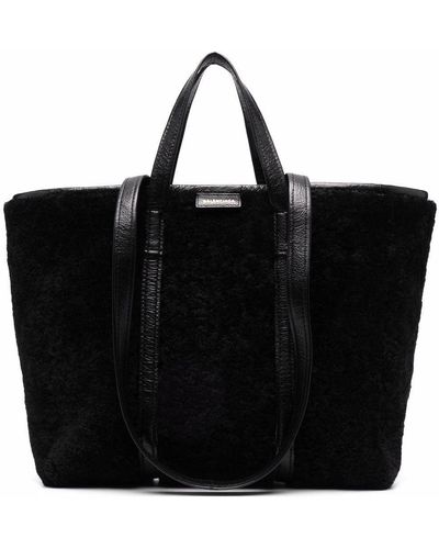 Balenciaga Mittelgroße Barbes Handtasche - Schwarz
