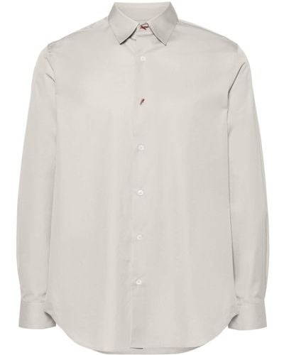 Paul Smith Poplin Cotton Shirt - White