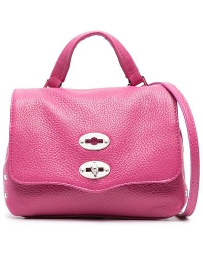Zanellato Baby Postina Daily Leather Tote Bag - Pink