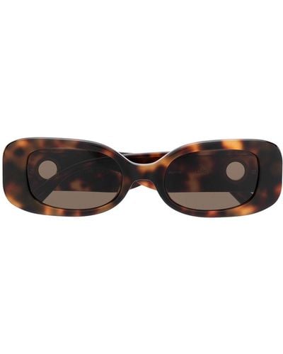 Linda Farrow 'Lola' Sonnenbrille in Schildpattoptik - Mehrfarbig