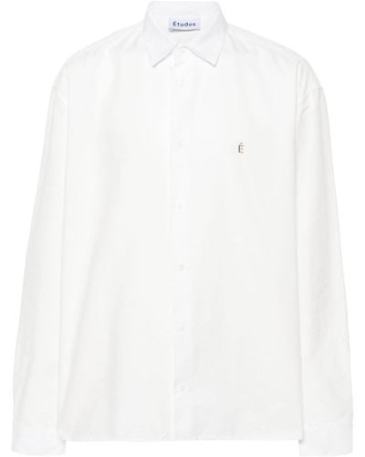 Etudes Studio Lyrique Ls Accent Cotton Shirt - White