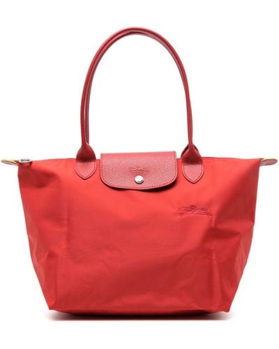 Longchamp Bolso shopper Le Pliage mediano - Rojo