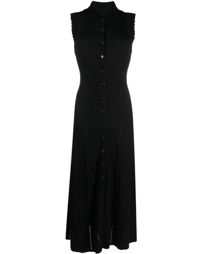 Sandro Laurene Knitted Dress - Black