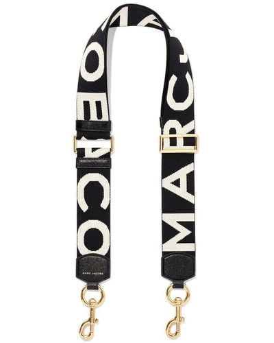 Marc Jacobs Correa The Strap con motivo del logo - Blanco