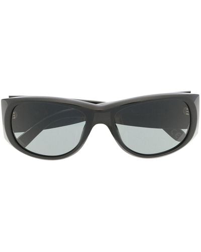 Marni Ovale Sonnenbrille - Schwarz
