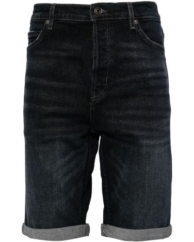 HUGO Pantalones vaqueros cortos ajustados - Negro