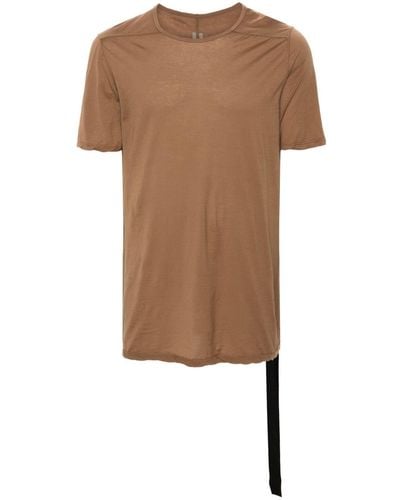 Rick Owens Level T Cotton T-shirt - Brown