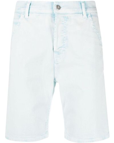 Dondup Straight-leg Denim Shorts - Blue