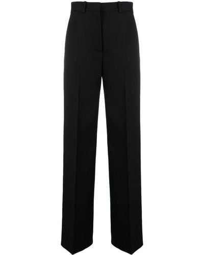 Lanvin High-waisted Tailored Trousers - Black